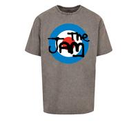 F4NT4STIC T-Shirt 'The Jam Classic' bleu ciel / gris / noir / blanc, Taille S