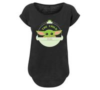 F4NT4STIC T-shirt 'The Mandalorian Baby Yoda The Child Frosch' vert / vert pastel / rose clair / noir, Taille XS
