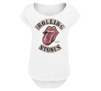 F4NT4STIC T-shirt 'The Rolling Stones' beige / rouge / noir / blanc, Taille S