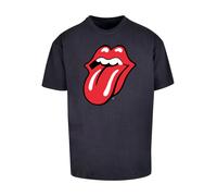F4NT4STIC T-Shirt 'The Rolling Stones' bleu foncé / rouge / noir / blanc, Taille L