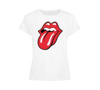 F4NT4STIC T-shirt 'The Rolling Stones' rouge / blanc, Taille S