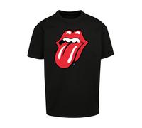F4NT4STIC T-Shirt 'The Rolling Stones' rouge / noir / blanc, Taille 4XL