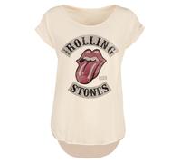 F4NT4STIC T-shirt 'The Rolling Stones' sable / gris / rouge / noir, Taille L