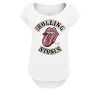 F4NT4STIC T-shirt 'The Rolling Stones Tour '78 Blk' mélange de couleurs / blanc, Taille 4XL