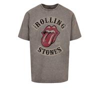 F4NT4STIC T-Shirt 'The Rolling Stones Tour '78' gris foncé / rouge foncé / noir, Taille 4XL