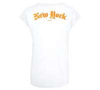 F4NT4STIC T-shirt 'THE STREETS OF THE WORLD' jaune / orange / blanc, Taille XL