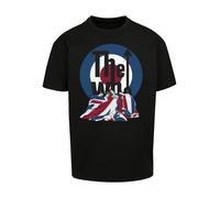 F4NT4STIC T-Shirt 'The Who Flag Blanket' bleu / rouge / noir / blanc, Taille S