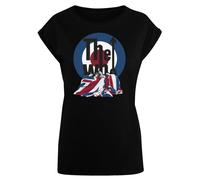 F4NT4STIC T-shirt 'The Who Flag Blanket' marine / baie / noir, Taille S