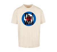 F4NT4STIC T-Shirt 'The Who Target' beige / bleu / rouge / noir / blanc, Taille XXL