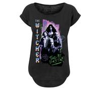 F4NT4STIC T-shirt 'The Witcher Tied By Destiny Netflix TV Series' bleu / citron vert / violet / noir, Taille XXL