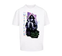 F4NT4STIC T-Shirt 'The Witcher Tied By Destiny Netflix TV Series' vert clair / violet / noir / blanc, Taille 4XL
