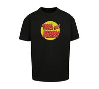 F4NT4STIC T-Shirt 'Tom And Jerry' jaune / rouge / noir, Taille XXL