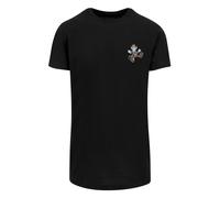 F4NT4STIC T-Shirt 'Tom And Jerry TV Serie Frankenstein Tom' saphir / gris / rouge foncé / noir, Taille 5XL