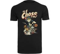 F4NT4STIC T-Shirt 'Tom Und Jerry The Chase Is On' beige / marron / jaune / noir, Taille S