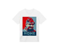 F4NT4STIC T-Shirt 'TV Times Benny Hill Home Guard' bleu / rouge / blanc, Taille XXL