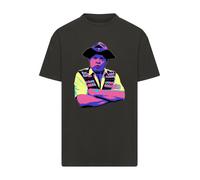 F4NT4STIC T-Shirt 'TV Times Benny Hill In Character 1989 Pop Art' mélange de couleurs / noir, Taille 5XL