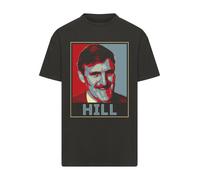 F4NT4STIC T-Shirt 'TV Times Jimmy Hill Sports Presenter' mélange de couleurs / noir, Taille M