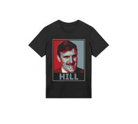 F4NT4STIC T-Shirt 'TV Times Jimmy Hill Sports Presenter' mélange de couleurs / noir, Taille S