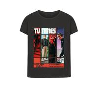 F4NT4STIC T-shirt 'TV Times Patrick McGoohan The Prisoner 1967 Cover' mélange de couleurs / noir, Taille S