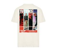 F4NT4STIC T-Shirt 'TV Times Patrick McGoohan The Prisoner 1967 Cover' sable, Taille 5XL