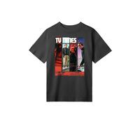 F4NT4STIC T-shirt 'TV Times Patrick McGoohan The Prisoner 1967' mélange de couleurs / noir, Taille L