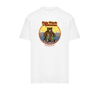 F4NT4STIC T-Shirt 'US National Parks Make Friends At Yellowstone' mélange de couleurs / blanc, Taille 5XL