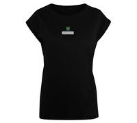 F4NT4STIC T-shirt vert chiné / noir / blanc, Taille 5XL