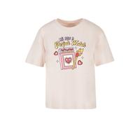 F4NT4STIC T-shirt 'We Are A Perfect Match Love' jaune pastel / lilas / rose / rouge, Taille XXL