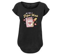 F4NT4STIC T-shirt 'We Are A Perfect Match Love' jaune / rose / noir / blanc, Taille XL