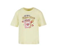 F4NT4STIC T-shirt 'We Are A Perfect Match Love' jaune / rose / rouge / blanc, Taille 4XL
