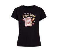 F4NT4STIC T-shirt 'We Are A Perfect Match Love' lilas / orange clair / rose / noir, Taille XL