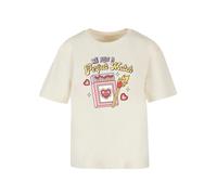 F4NT4STIC T-shirt 'We Are A Perfect Match Love' sable / jaune clair / rose / rouge, Taille M