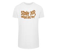F4NT4STIC T-Shirt 'Where Are You Spooky' camel / blanc, Taille M