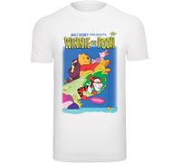 F4NT4STIC T-Shirt 'Winnie The Pooh Poster' bleu roi / jaune / vert / blanc, Taille XXL