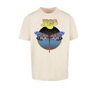 F4NT4STIC T-Shirt 'Yes Dragonfly Tour V1' beige / bleu / bleu marine / jaune, Taille XXL