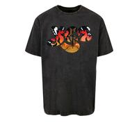 F4NT4STIC T-Shirt 'Yes Ra Logo' mélange de couleurs / noir, Taille L