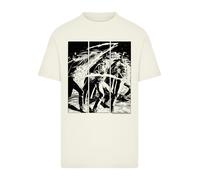 F4NT4STIC T-Shirt 'Zorro Mark Of Zorro Comic Strip Art' sable / noir, Taille 5XL