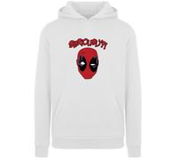 F4NT4STIC Veste de survêtement 'Marvel Deadpool Seriously' rouge / noir / blanc, Taille M
