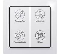 F4PT-wg Eltako sans fil Émetteur 4 canaux montage apparent (en saillie) Portée max. 30 m