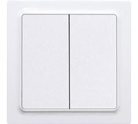 F4T55E-wg Eltako sans fil Bouton-poussoir 2 canaux montage apparent (en saillie) Portée max. 30 m