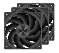 F5 R120 Ventilateurs De Boîtier, 120mm Pwm 4 Broches Fdb Fan, Ventilateur De Boîtier Pc En Chaîne Daisy De 2200 Rpm, Ventilateur De Boîtier Pc À 3 Modes 86 Cfm 3.2 Mmh2o, Noir - 3 Pack.[S612]