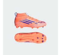 F50 League Mid Firm/Multi-Ground Bottes Enfant Beam Orange / Lucid Blue / Cloud White 36 2/3