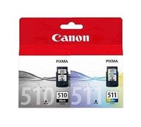 Canon Multipack de cartouches d'encre PG-510/CL-511 BK/C/M/Y