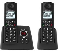 F530 Voice Duo - Téléphone Fixe Sans Fil Dect Avec Répondeur - Grand Écran Rétroéclairé - Mains Libres - Fonction Blocage Des Appels - 2 Touches De Mémoires Directes - 2 Combinés - Noir