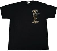 F55FLENG Mens American Warrior No One TS Left Behind 2-Sided Shirt 0 Manches Courtes(Small)