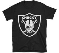 F55FLENG RN4Life Chucky's Back Oakland Raider Short-Sleeve T-Shirt Chucky is Back Manches Courtes(Small)