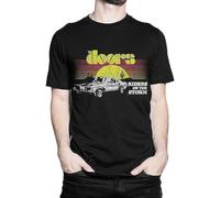 F55FLENG The Doors Riders on The Storm Vintage T-Shirt Men's Manches Courtes(3X-Large)