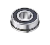 F6300 6301 6302 6303 6304 6306 6306 ZZ/2RS, compatible avec bride, roulement avec bord de retenue(F6302-2RS 15x42x13mm)