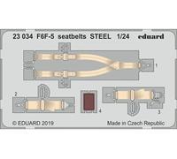 F6f-5 Seatbelts Steel For Airfix - 1:24e - Eduard Accessories G