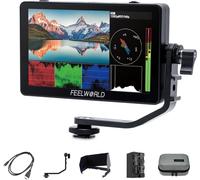 F6Plus V2 Moniteur Champ De Caméra 6 Pouces Écran Tactile Hdr Lut 3D Avec Batterie, Sac De Rangement Pour Appareil Photo Ips 1920X1080 4K Hdmi 5 V Type-C Input